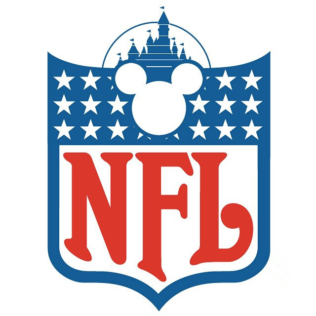 NFL Disney logo fabric transfer